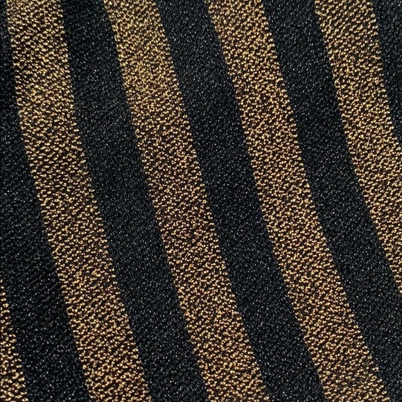 Fashion Nova Black & Gold 3-Piece Striped Set XS - Picture 5 of 9